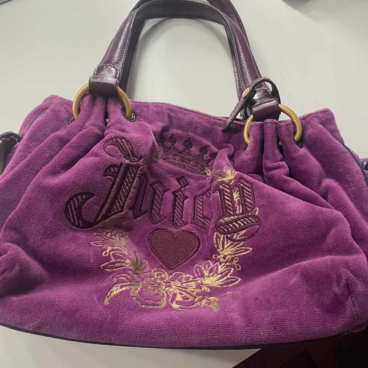 Purple juicy couture bag 💜 price can be negotiated - Depop
