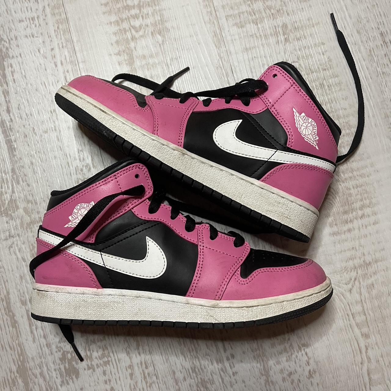 Hot pink Nike Air Jordan 1 Womens UK size 5 Depop