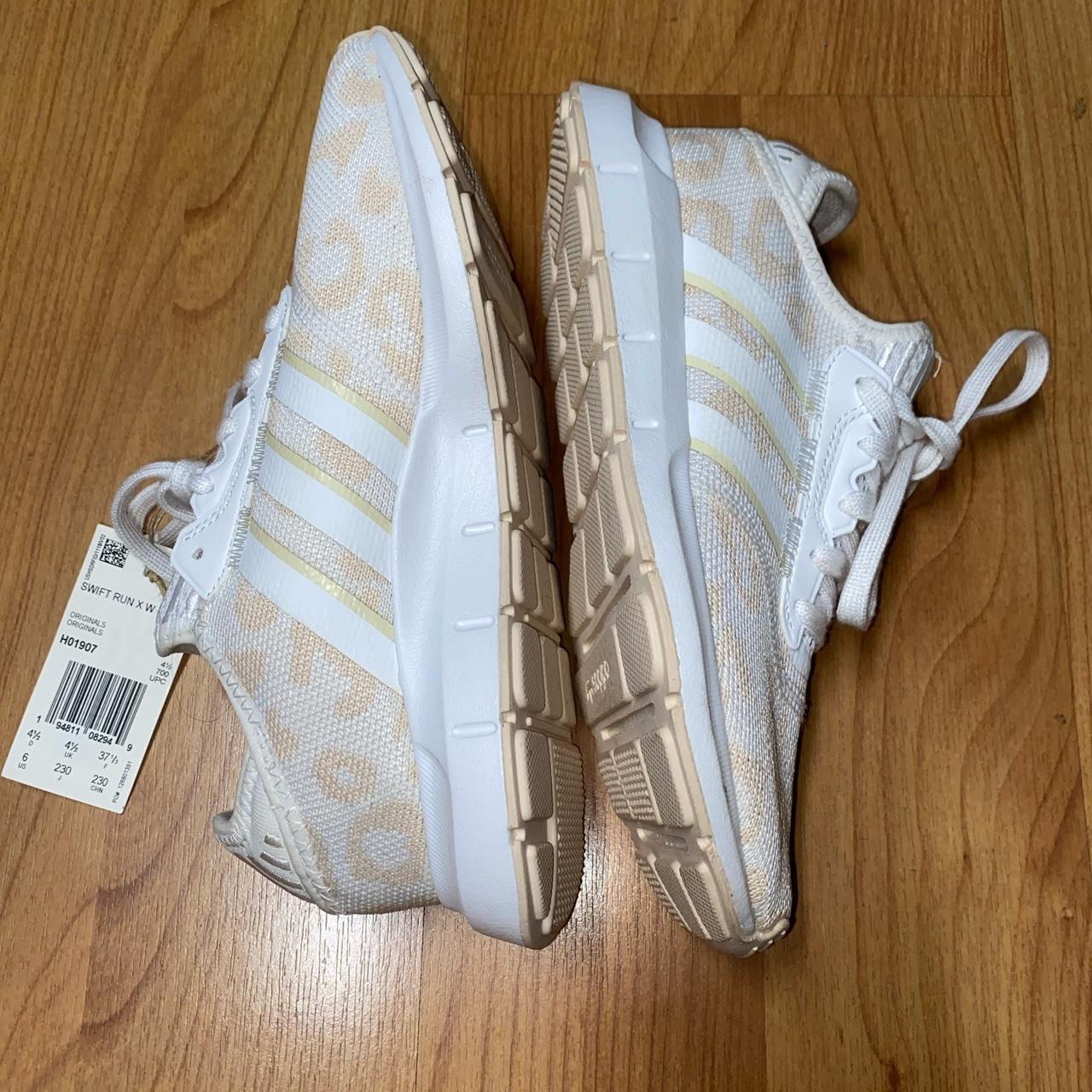 adidas swift run x halo ivory shoes, size