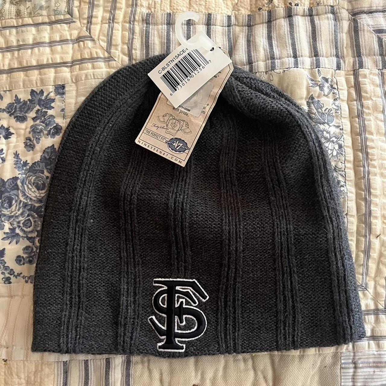 san francisco 49ers beanie red / black free shipping - Depop