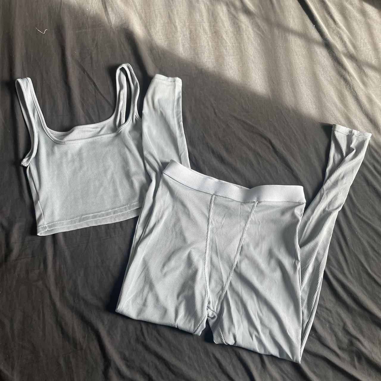 Light blue lounge set... - Depop