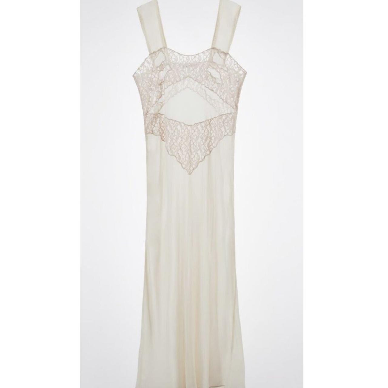 Zara Women's White and Grey Nightwear Depop