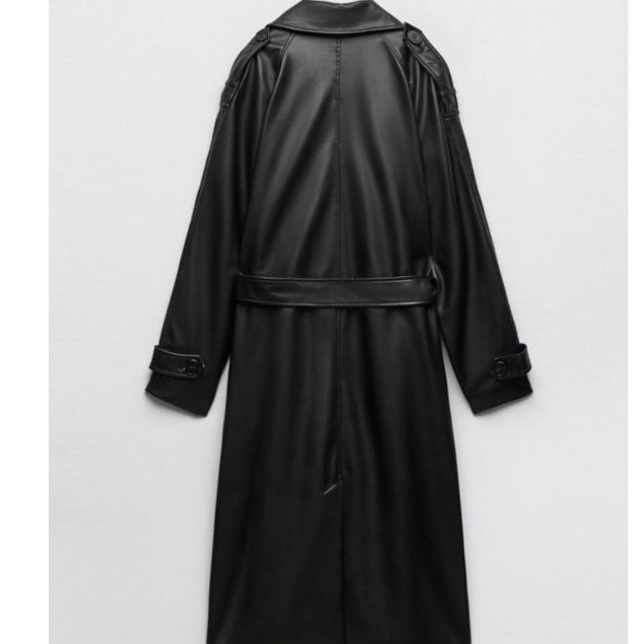 Zara Women's Black Coat Depop