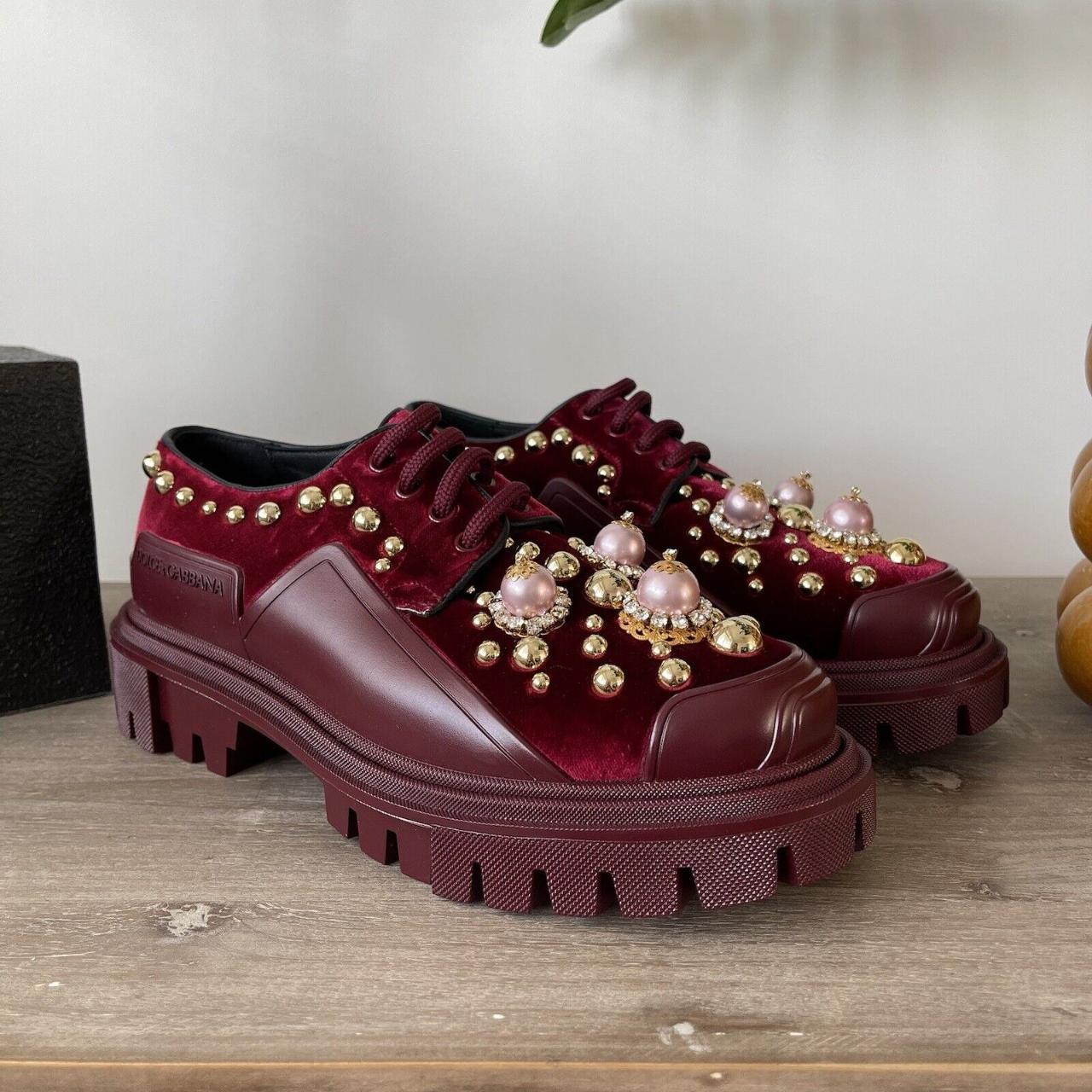 dolce and gabbana pearl sneakers