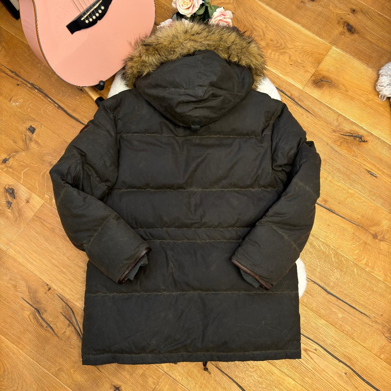 Polo Ralph Lauren Oilcloth Down Parka Jacket Depop