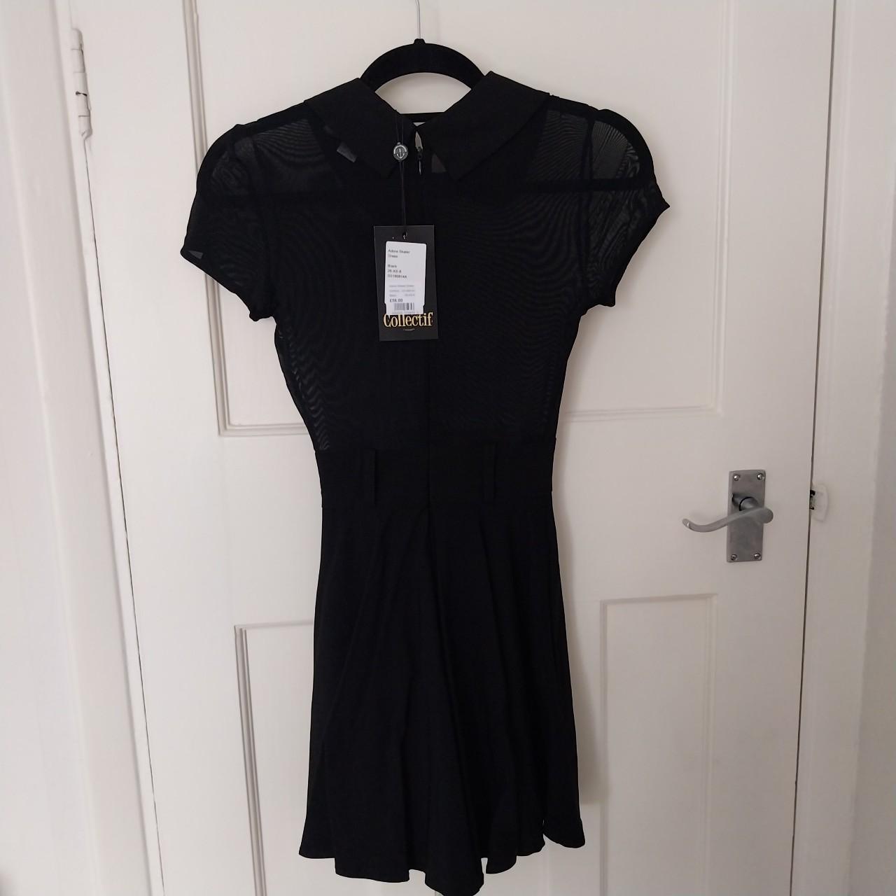 Collectif Adore skater dress with cap sleeves mesh. Depop