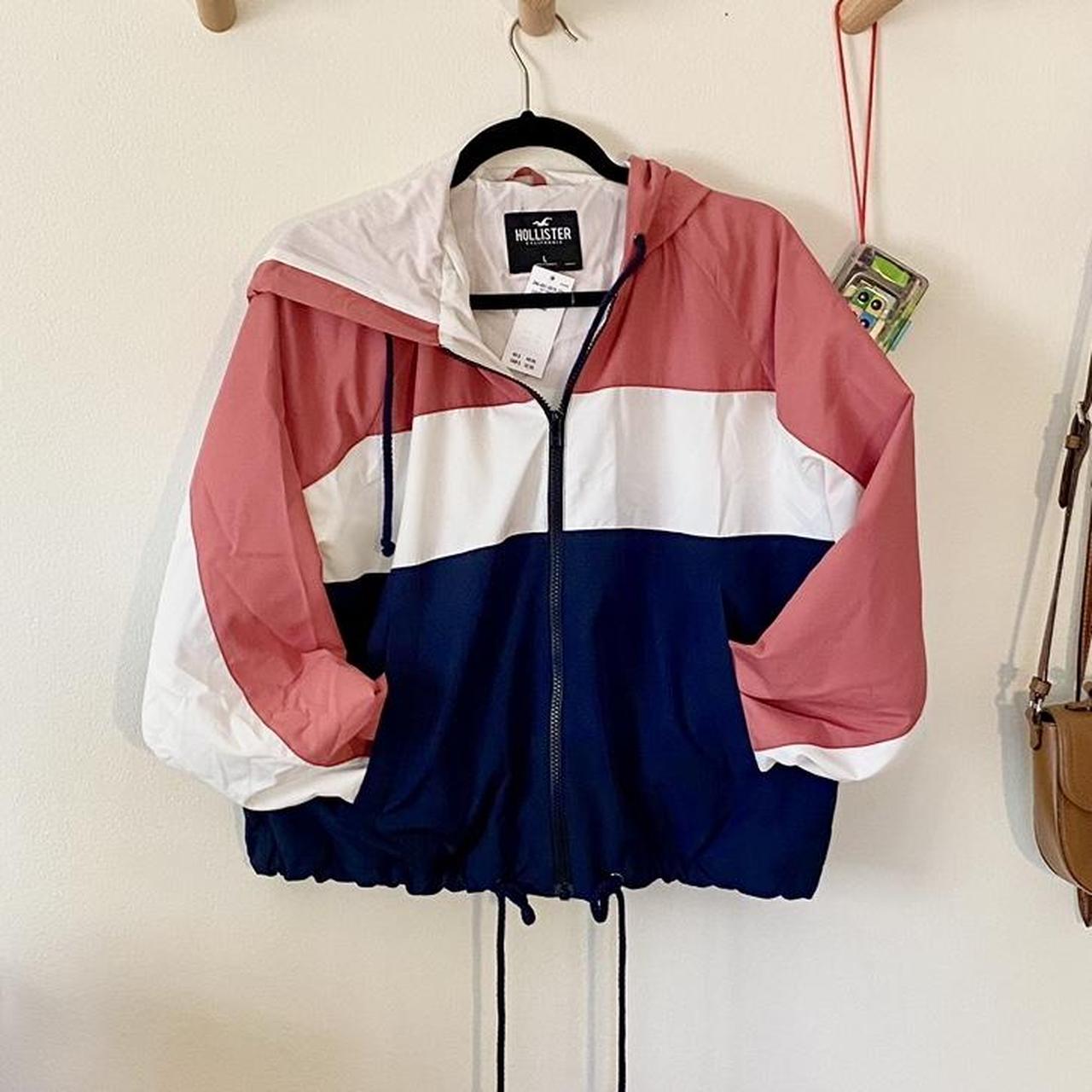 Hollister colorblock stretch clearance windbreaker