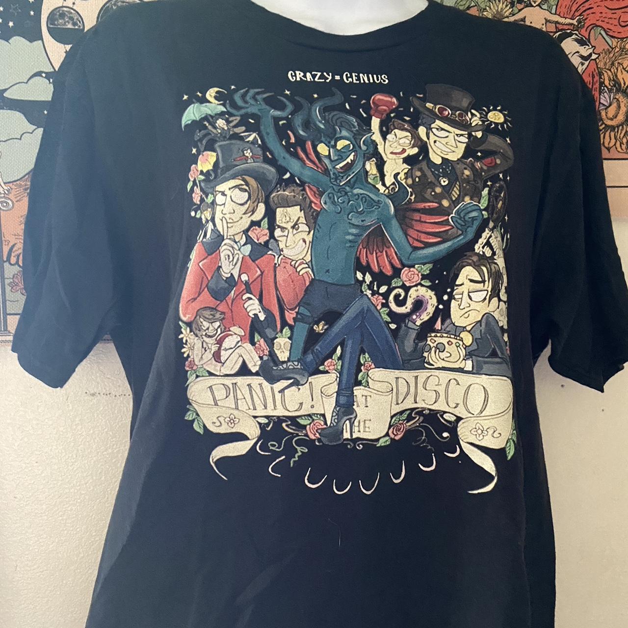 panic at the disco women's t shirt