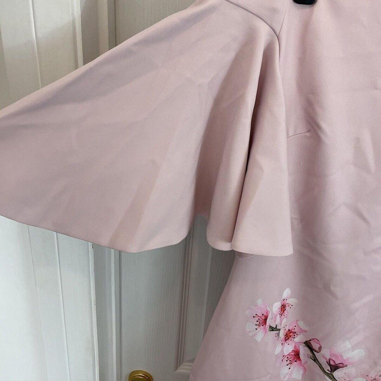 Ted Baker Calinda Cherry Blossom Print Frill Depop