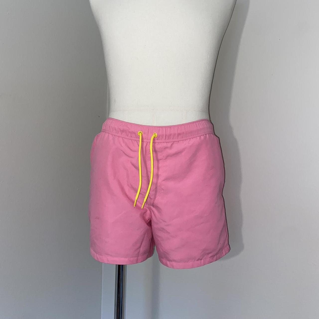 ASOS Pink Swim suit Shorts Size Small asos swim... Depop
