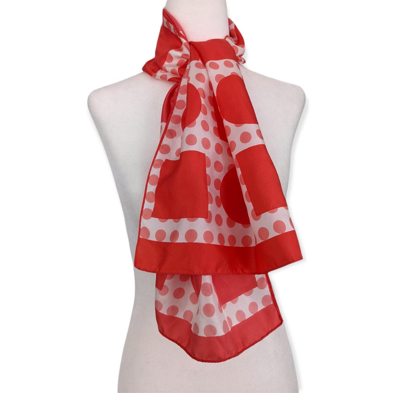 Women's Pink and Orange Scarfwraps Depop