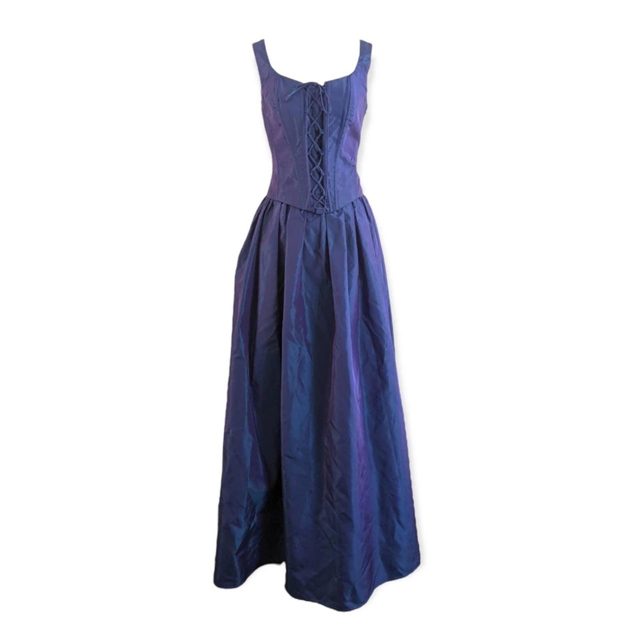 Dark Blue Renaissance Corset Dress