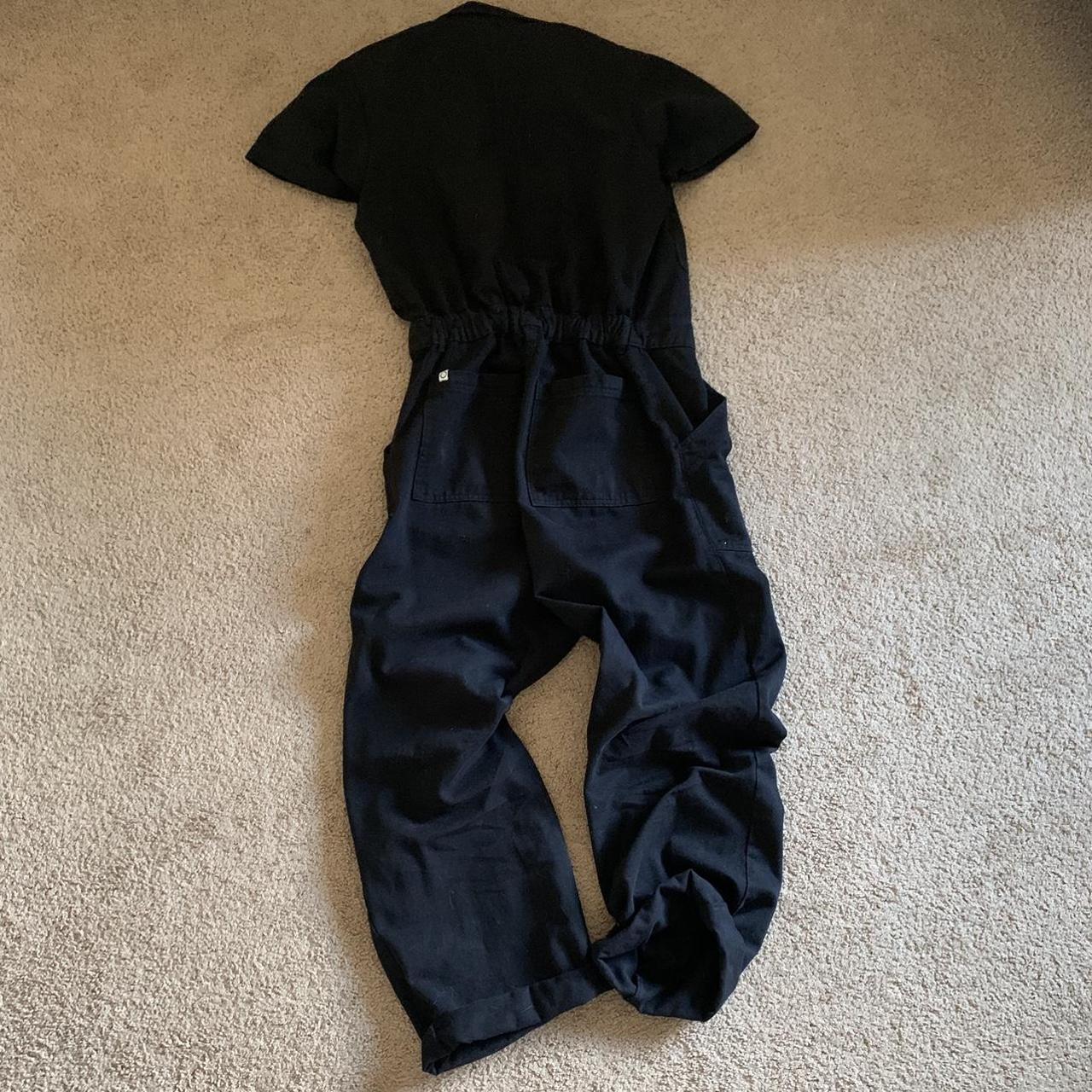 Big Bud Press Black Short Sleeve Jumpsuit Size Depop