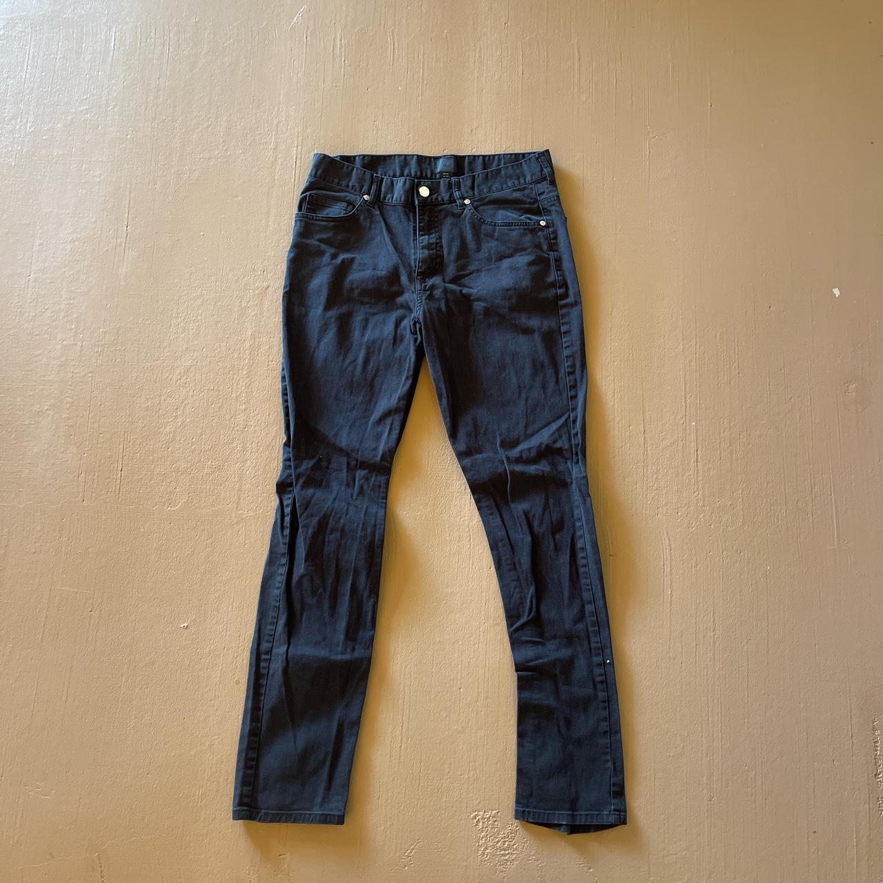 H&M Men's Black Trousers Depop