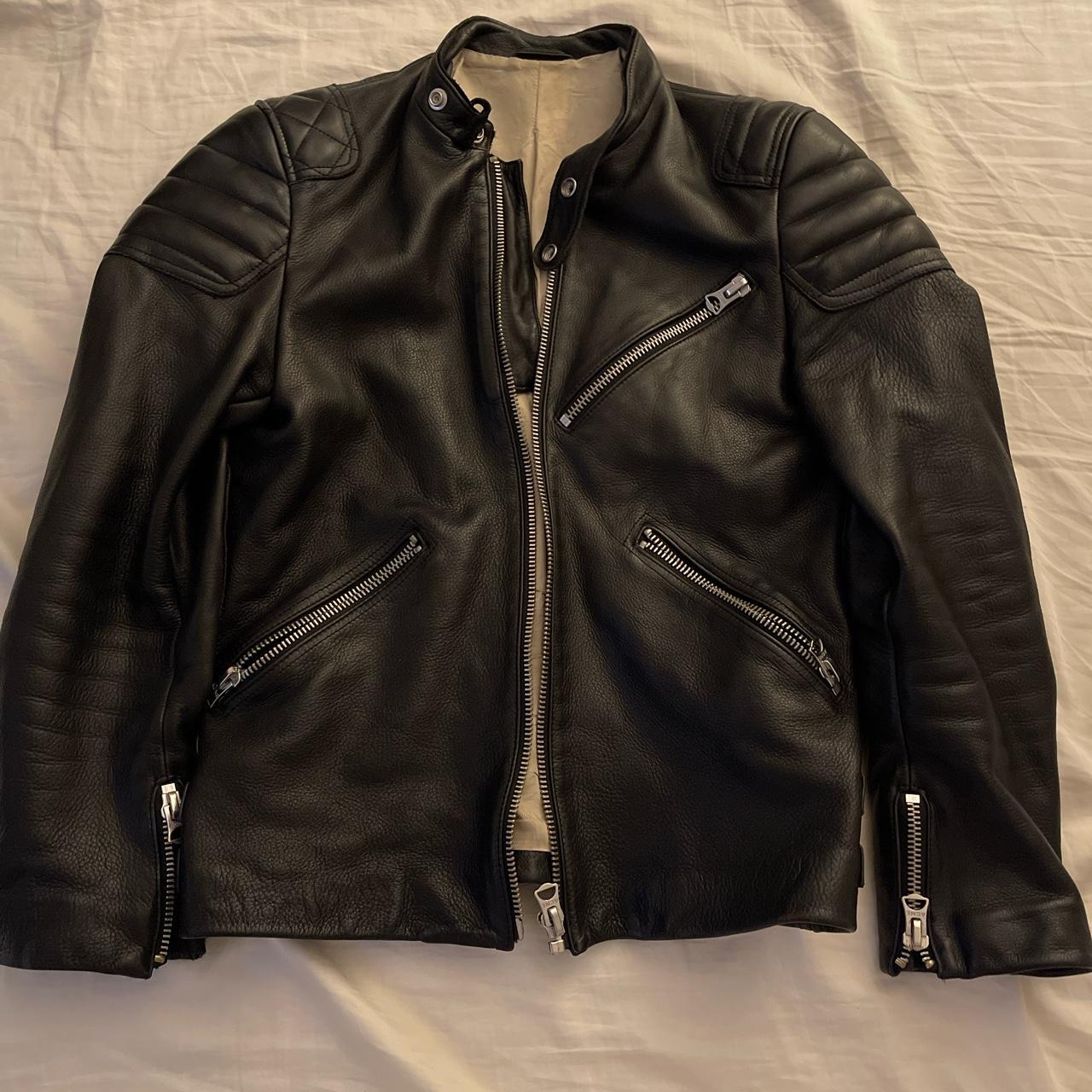 Acne studios leather jacket #acnestudios Cheat :... - Depop