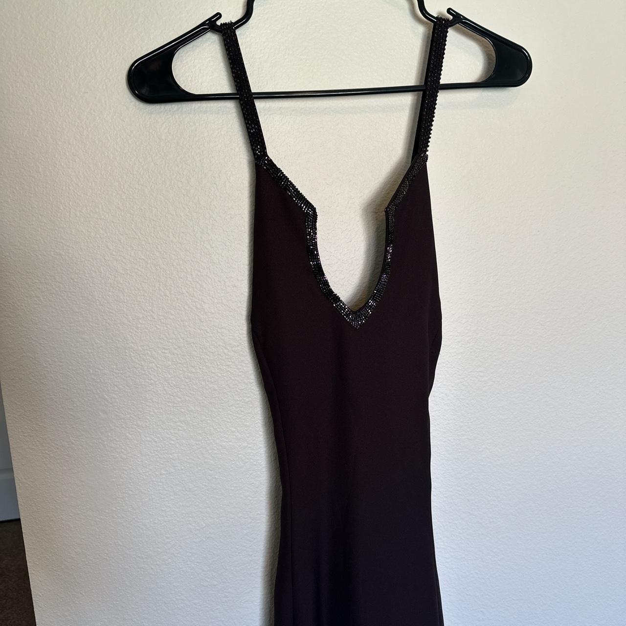 vintage 90’s brown long dress perfect for prom or... - Depop