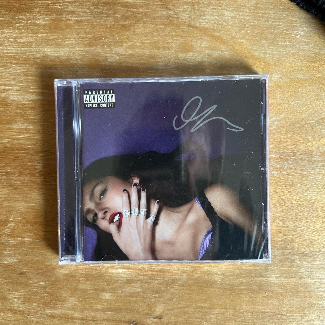 sealed signed olivia rodrigo cd brand... - Depop