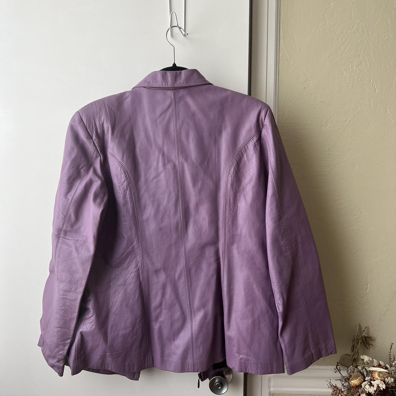 Women's Purple Jacket Depop