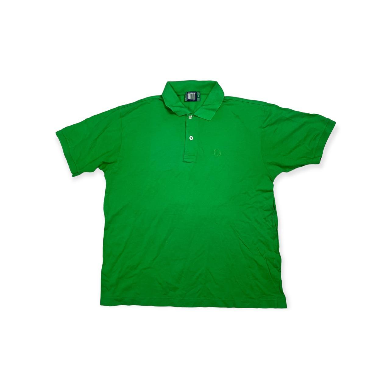 Sergio Tacchini Men's Green Polo-shirts | Depop