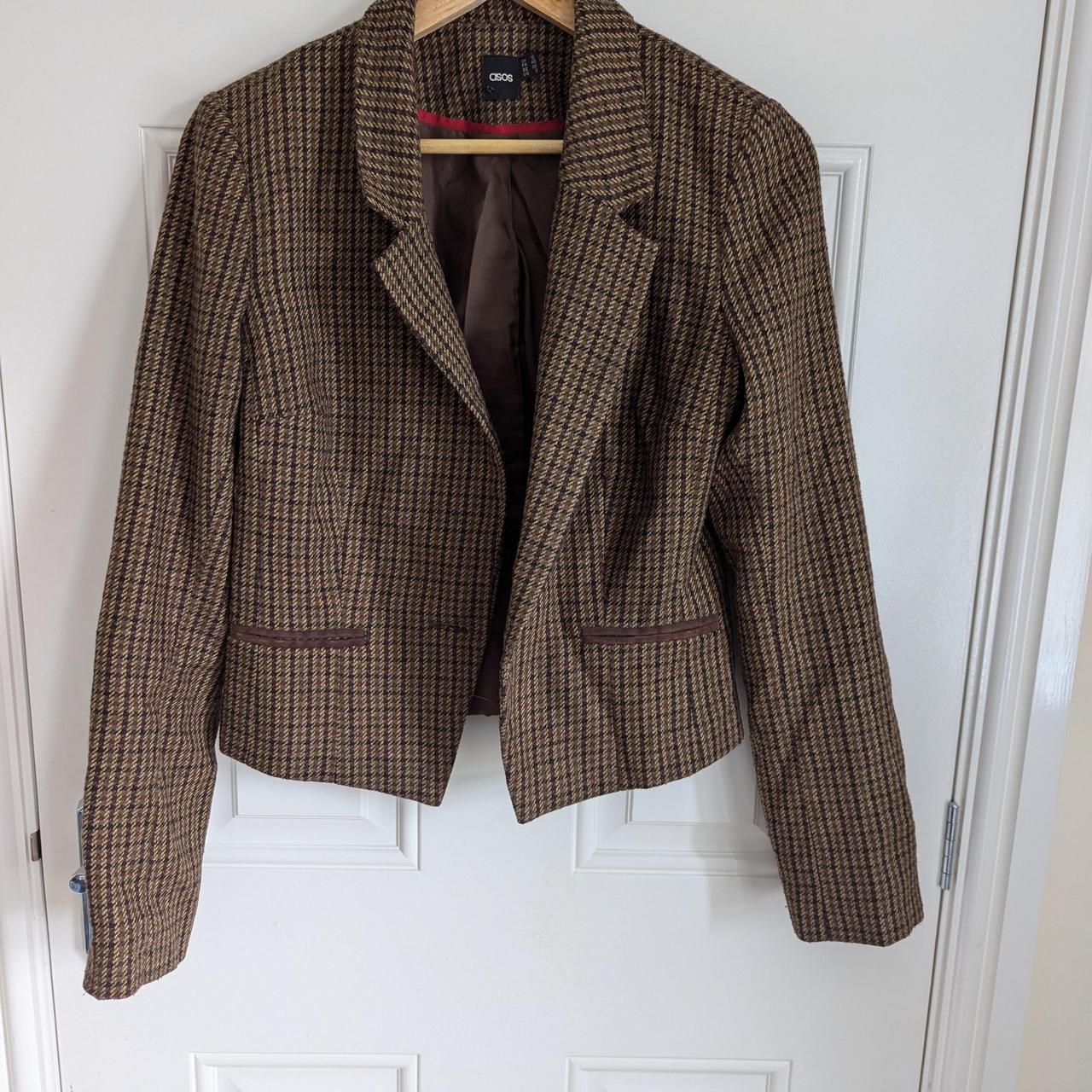 Asos tweed jacket womens best sale