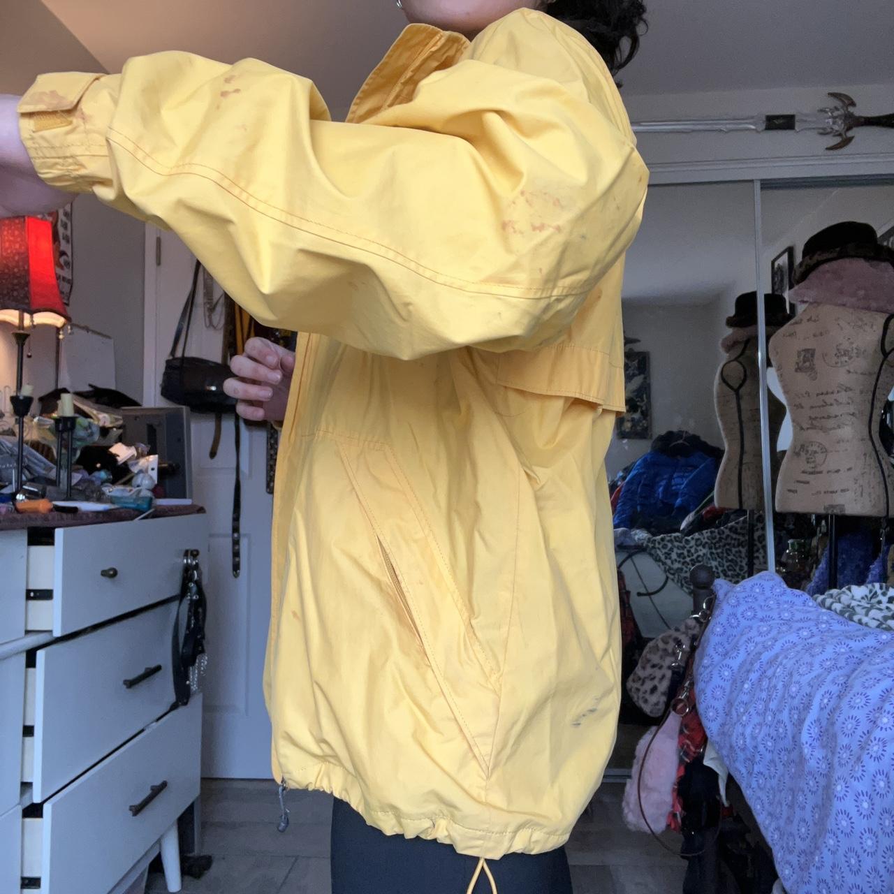 Gap yellow outlet raincoat