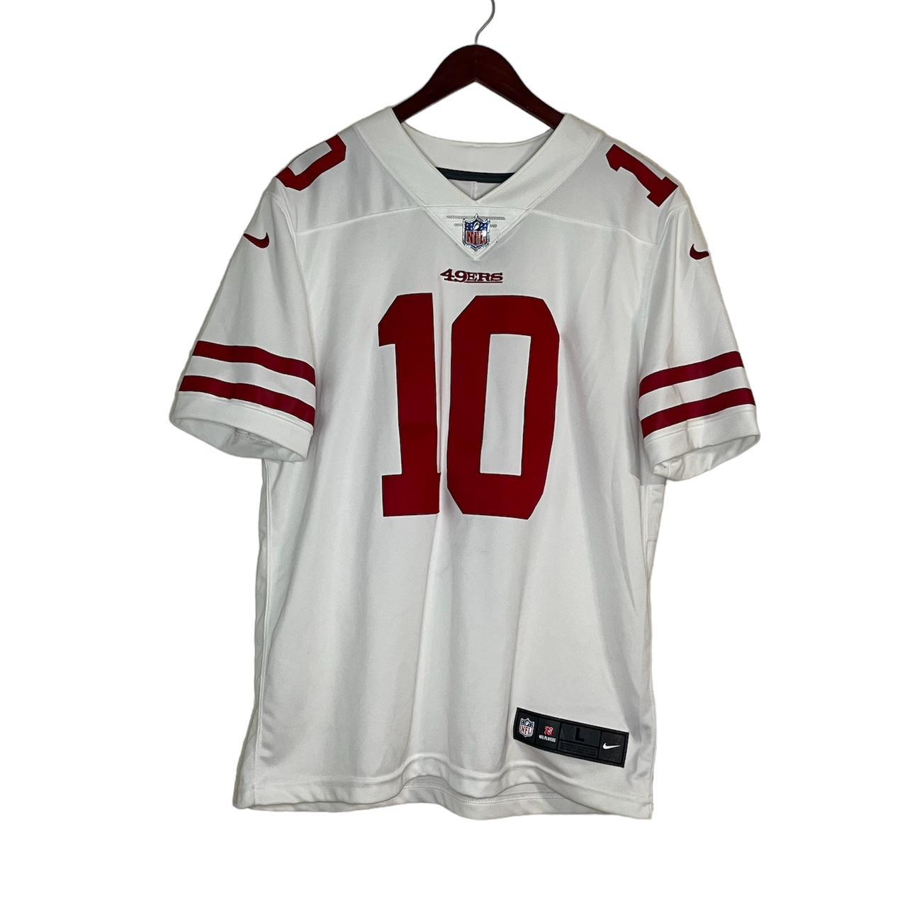 Men's Nike Jimmy Garoppolo White San Francisco 49ers Name & Number T-Shirt