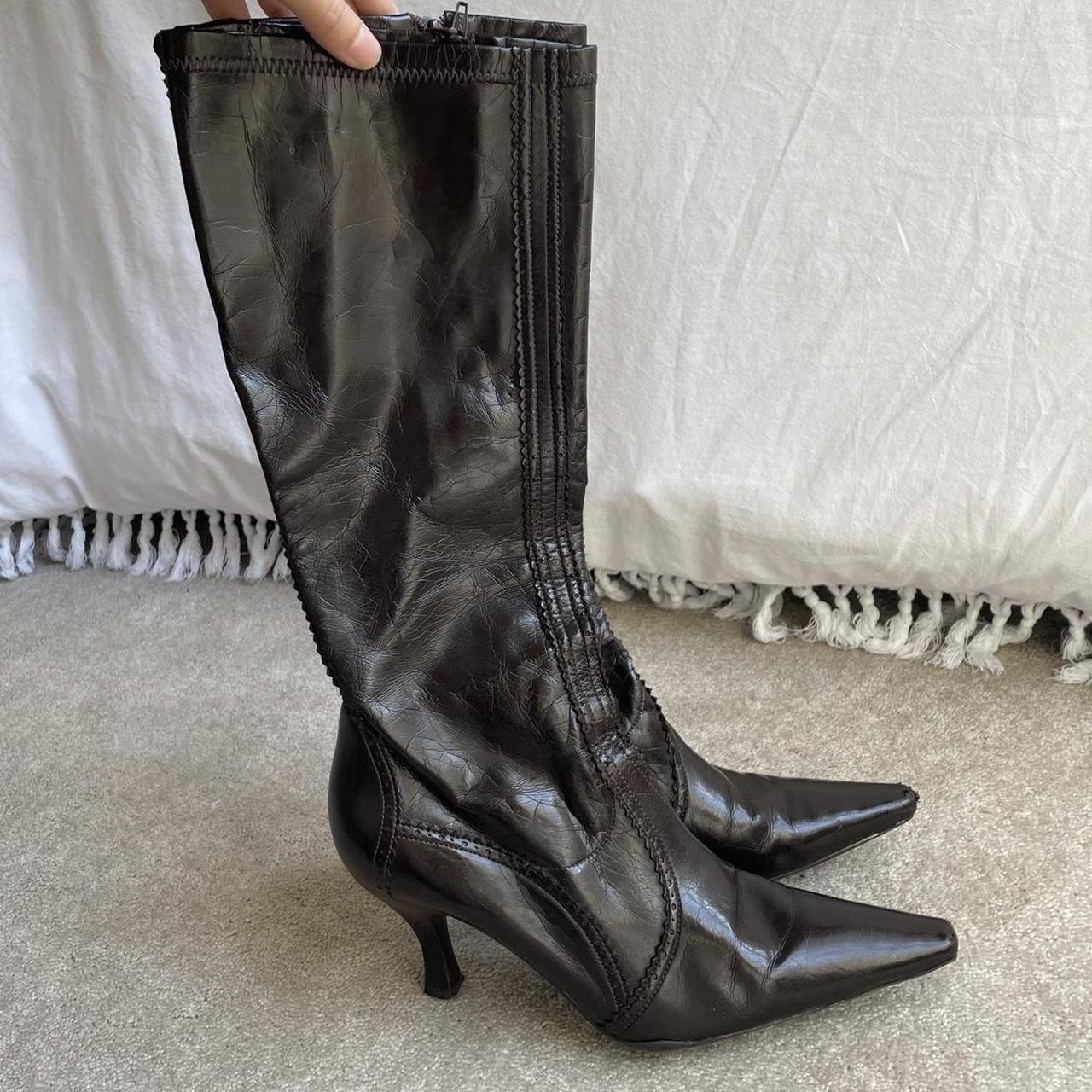 Vintage Franco Sarto Pointed Toe Stiletto... - Depop