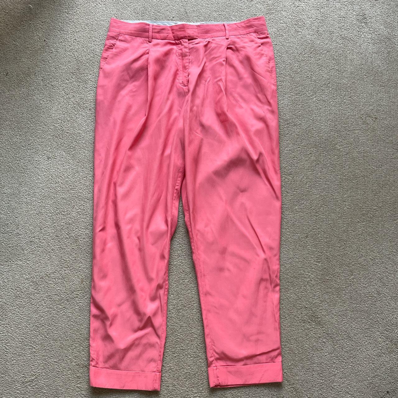 Women’s coral chinos from Cos. Size 40, 12 - Depop