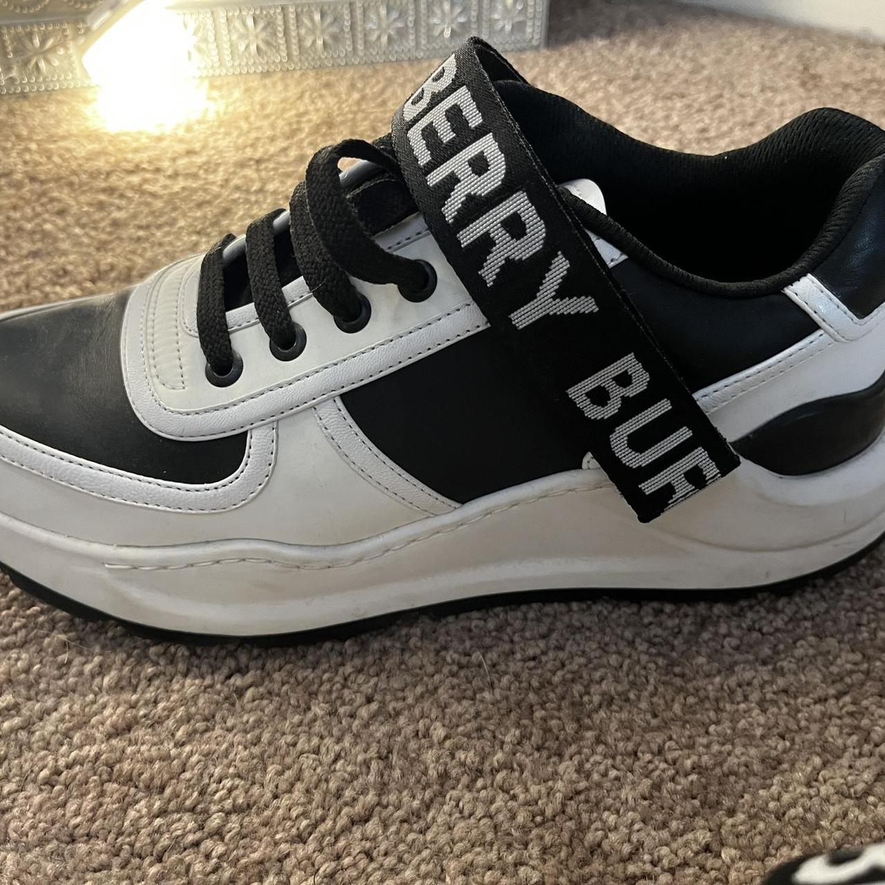 burberry white sneakers womens