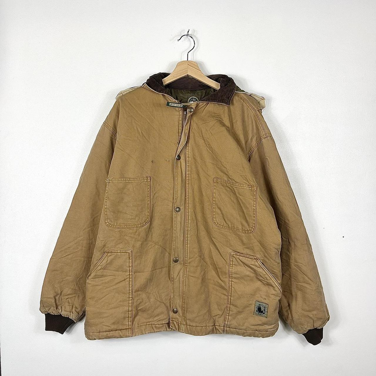 Vintage American workwear jacket Size - recommend... - Depop
