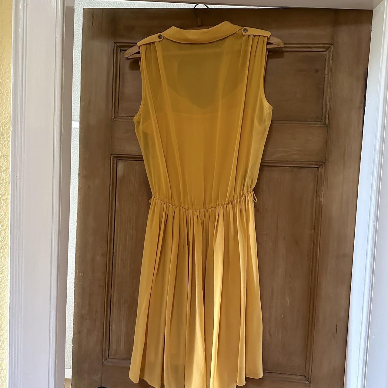 Mustard dress primark hotsell