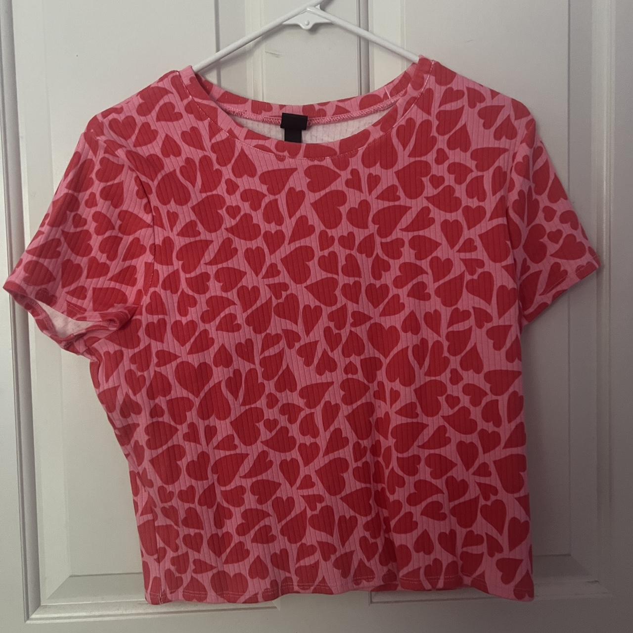 Wild Fable Heart Crop top from Target Barely... - Depop