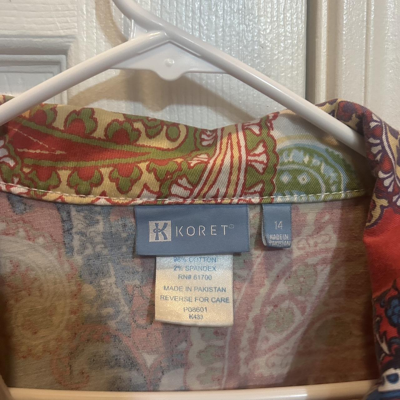 Women's Jacket - Multi - 14 – Colorful patchwork … - image 3