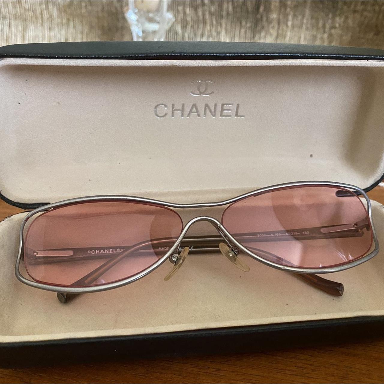 chanel pink aviators