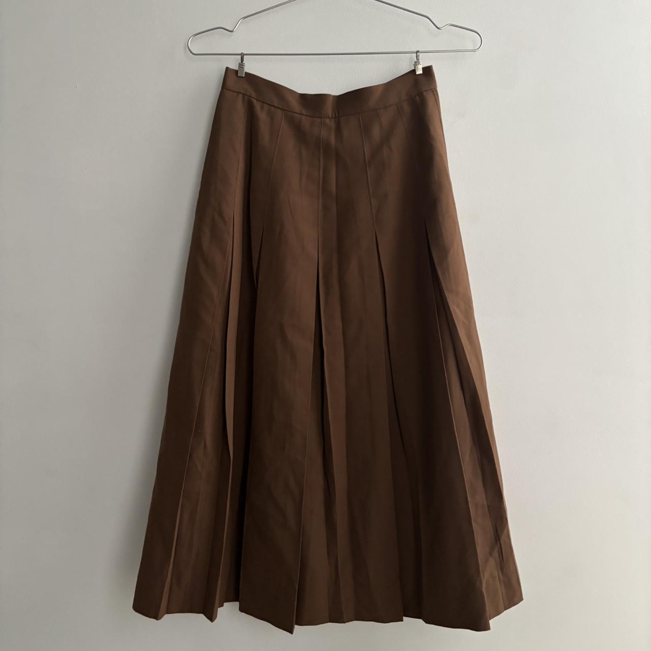 Vintage Women's Wool Skirt - Brown - XS – Vintage… - image 2
