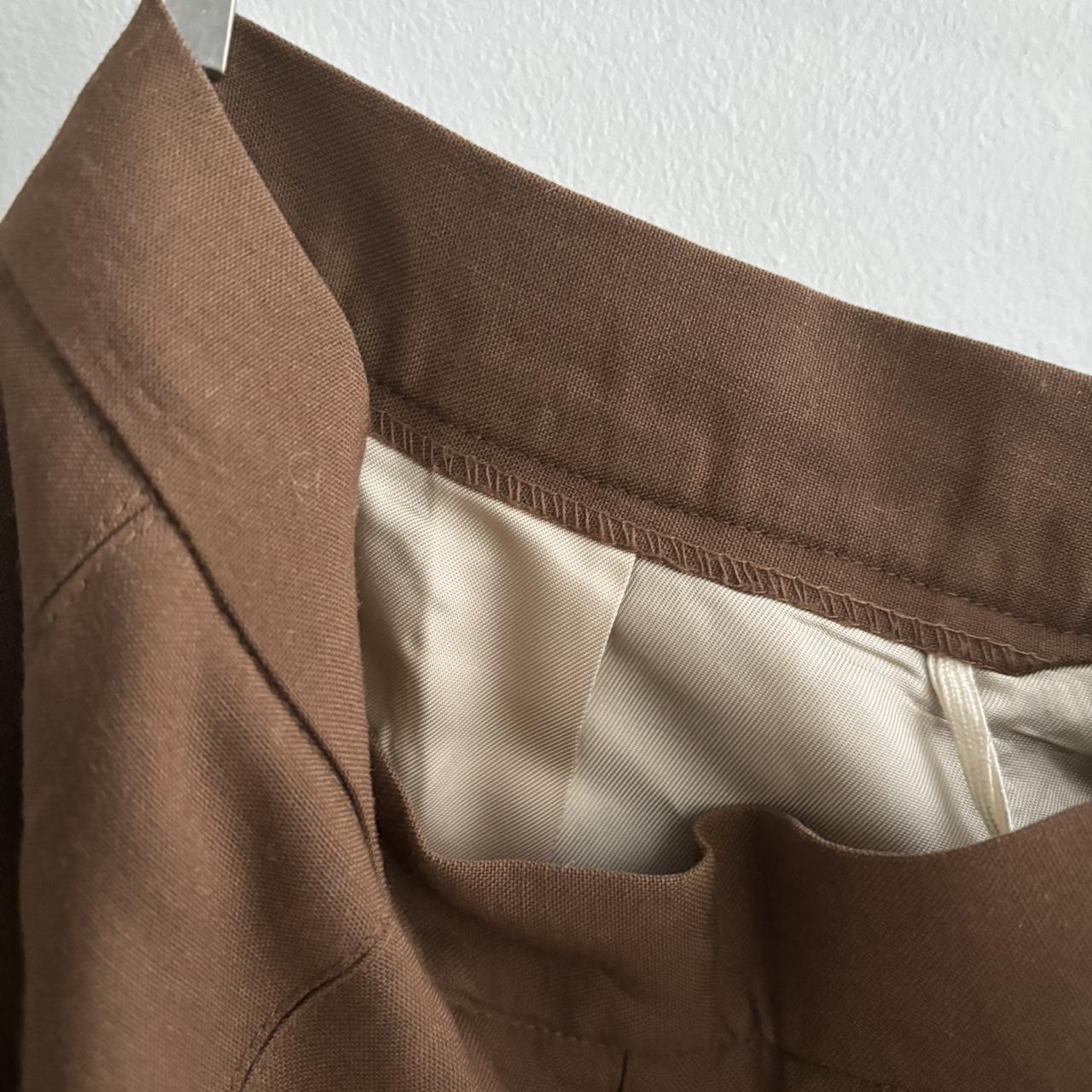 Vintage Women's Wool Skirt - Brown - XS – Vintage… - image 3