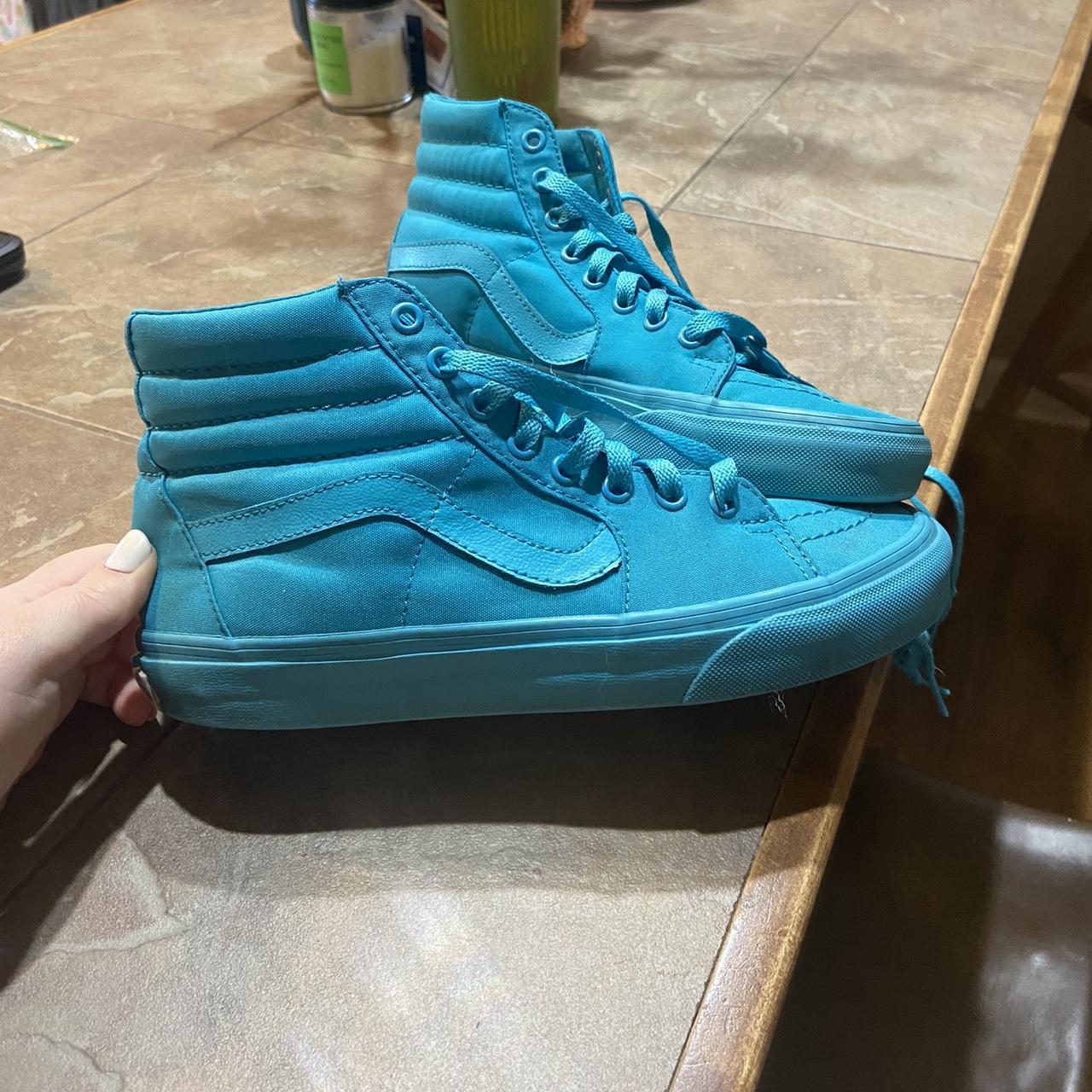 All turquoise outlet vans