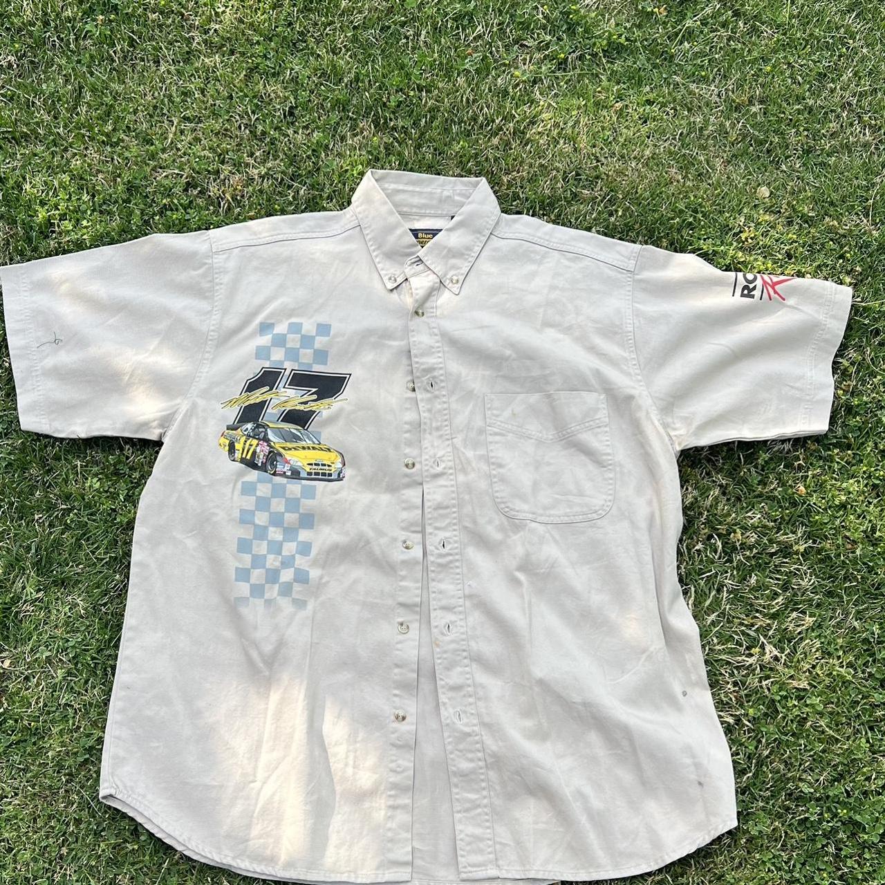 Nascar Button Up #retrothreads #nascar #vintage... - Depop