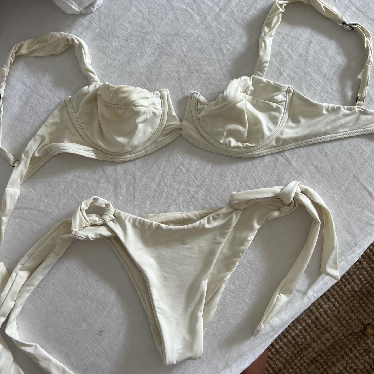 MONDAY SWIMWEAR, Cream Bikini, clovelly Top and... Depop