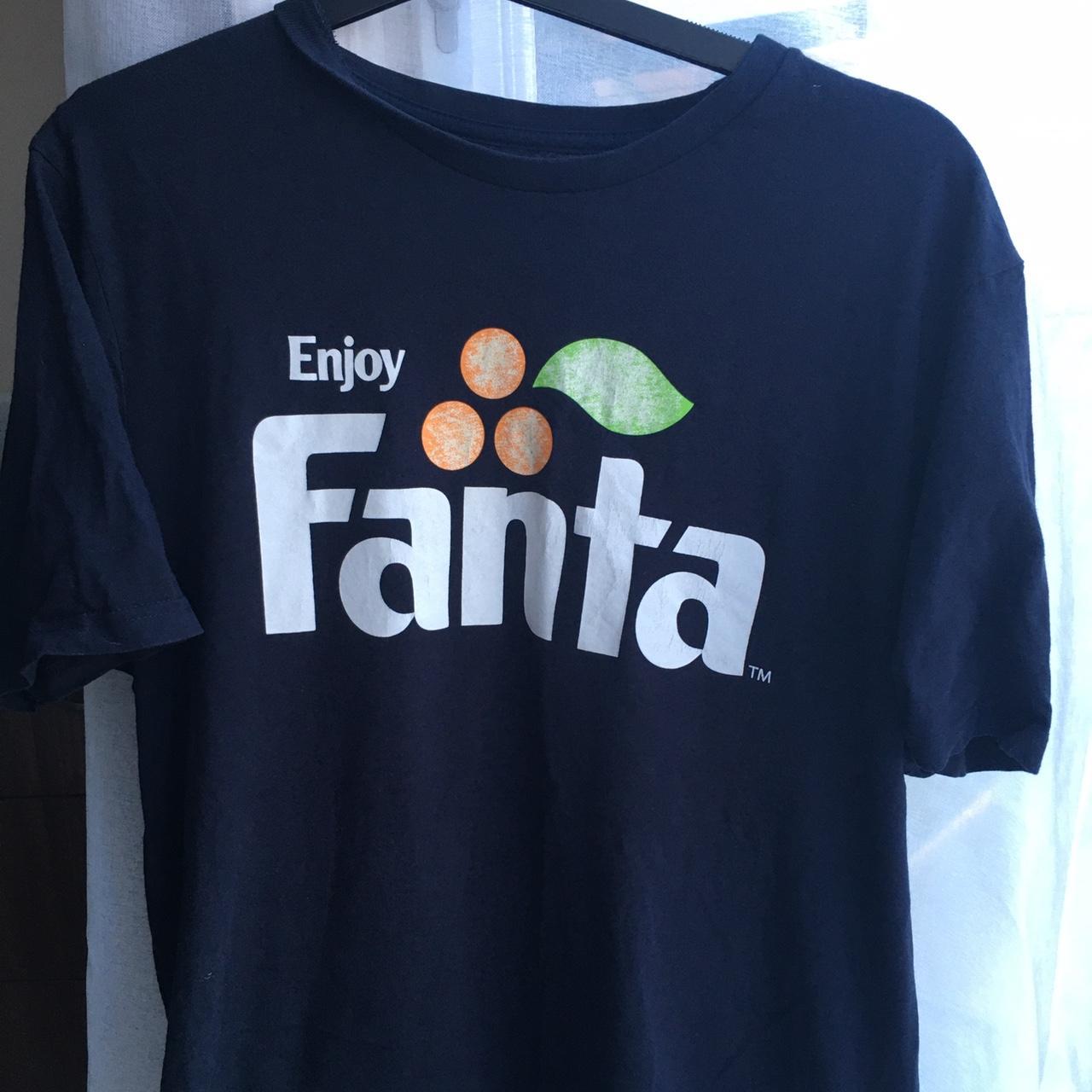 Official Fanta branded shirt. Lettering and colours