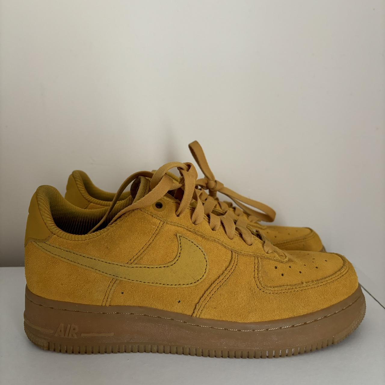 Nike Air Force 1 Low Trainers Mineral Yellow Gum. Depop