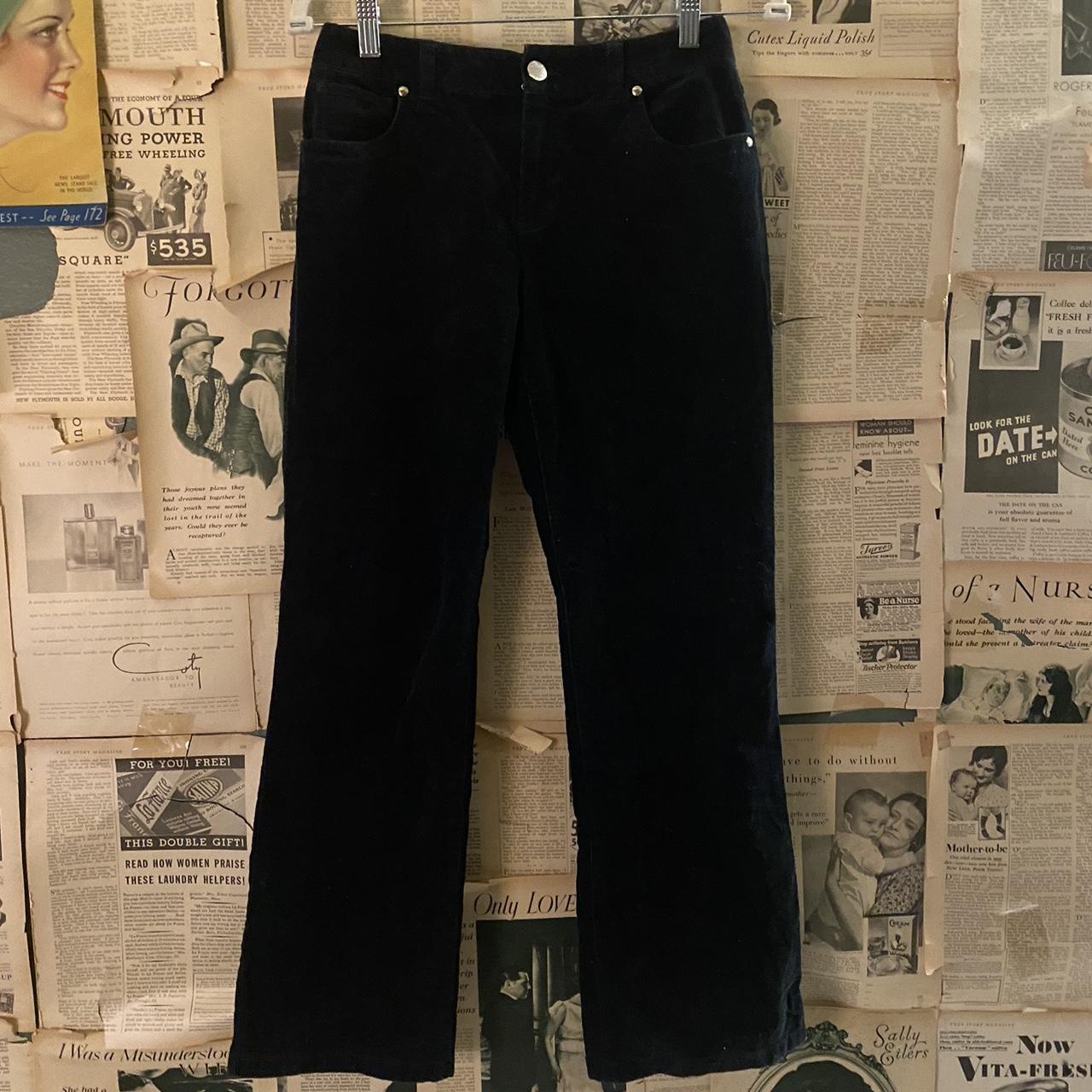 SIGRID OLSEN black petite corduroy pants size...