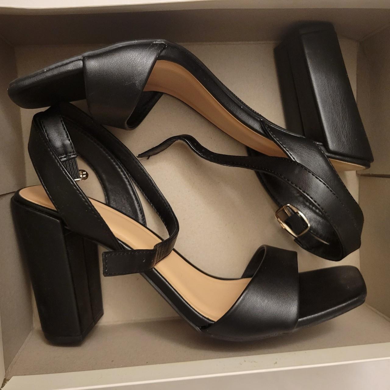 Target black high clearance heels