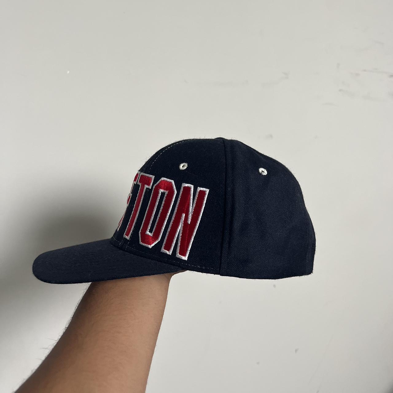 Starter Men S Navy And Cream Hat Depop