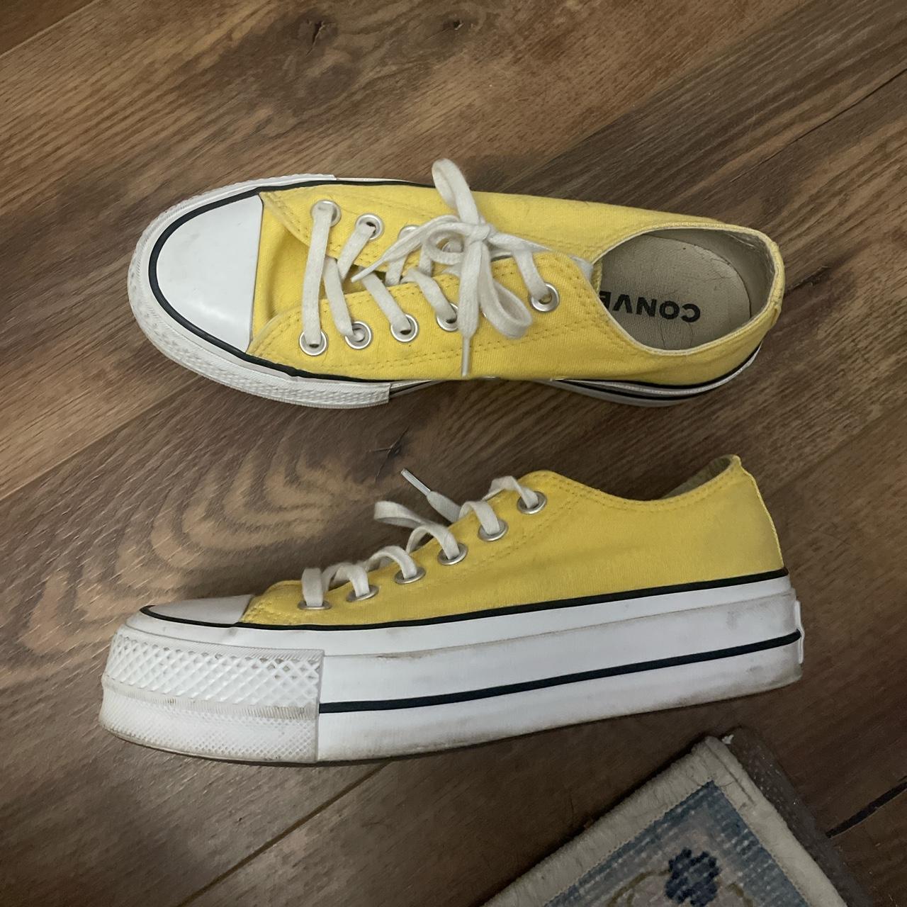 Platform yellow outlet converse