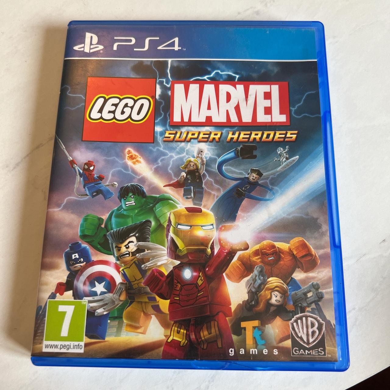 Lego Marvel Super Heroes PS4 game. Like New. Depop