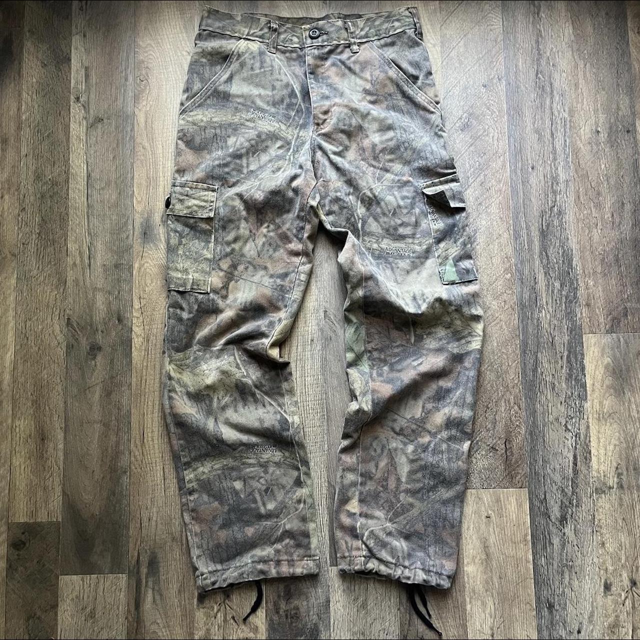 real tree cargo camo pants size 30 never... - Depop