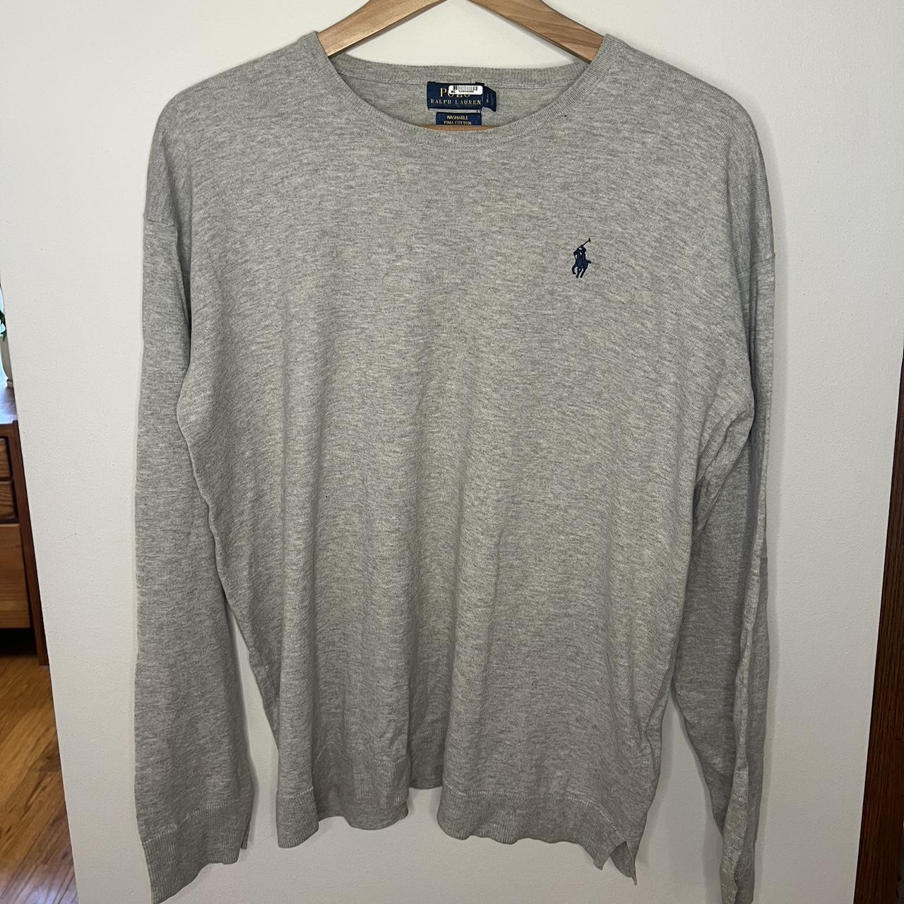 Polo Ralph Lauren Women's Grey Jumper | Depop