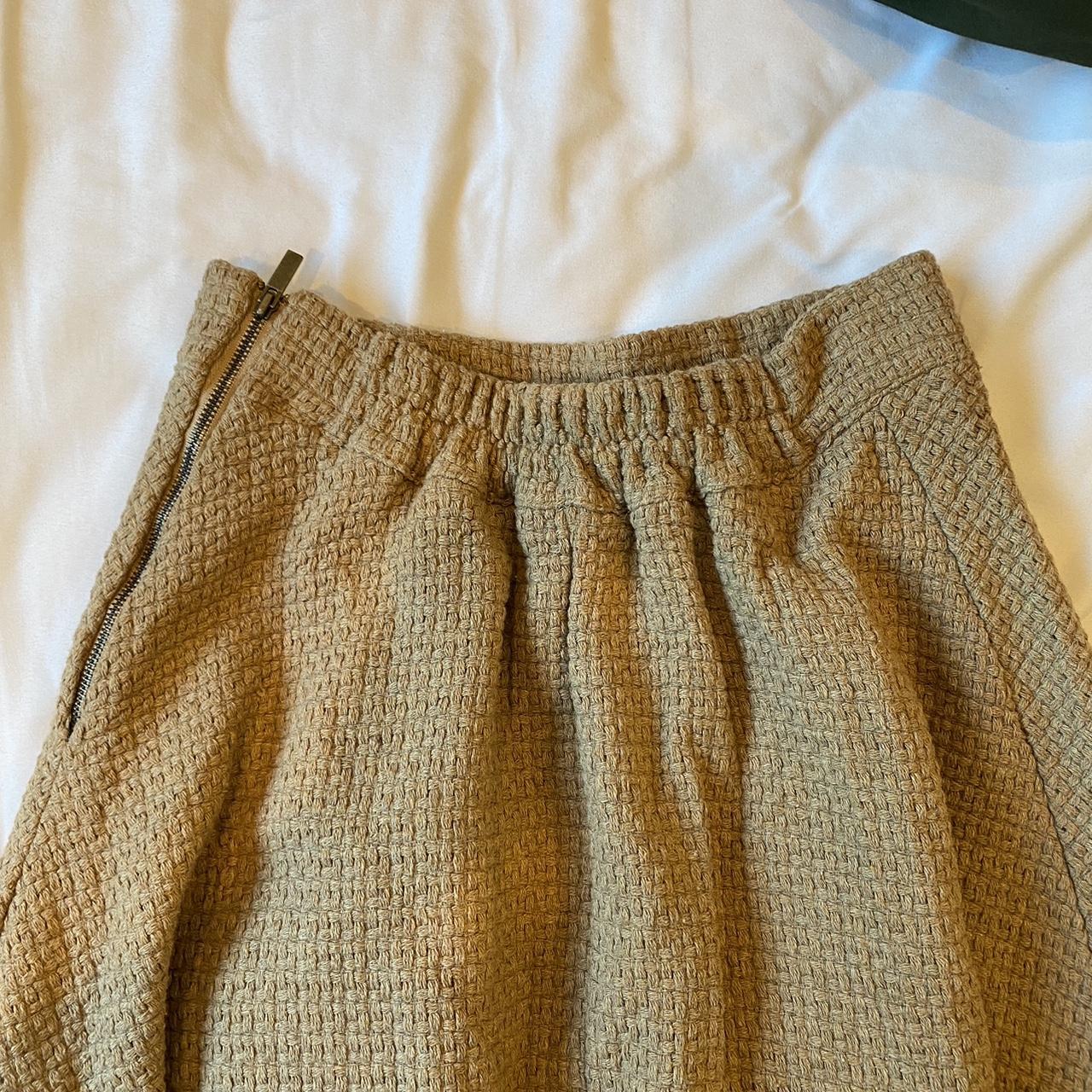 Cute oak + fort tweed aline skirt!! Size M with... Depop