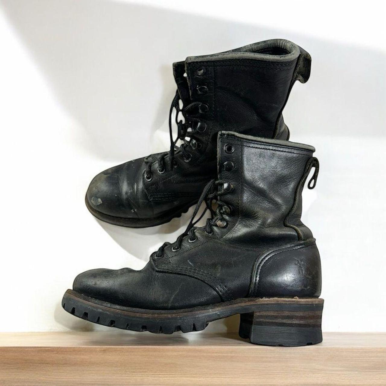 Frye logger boots womens best sale